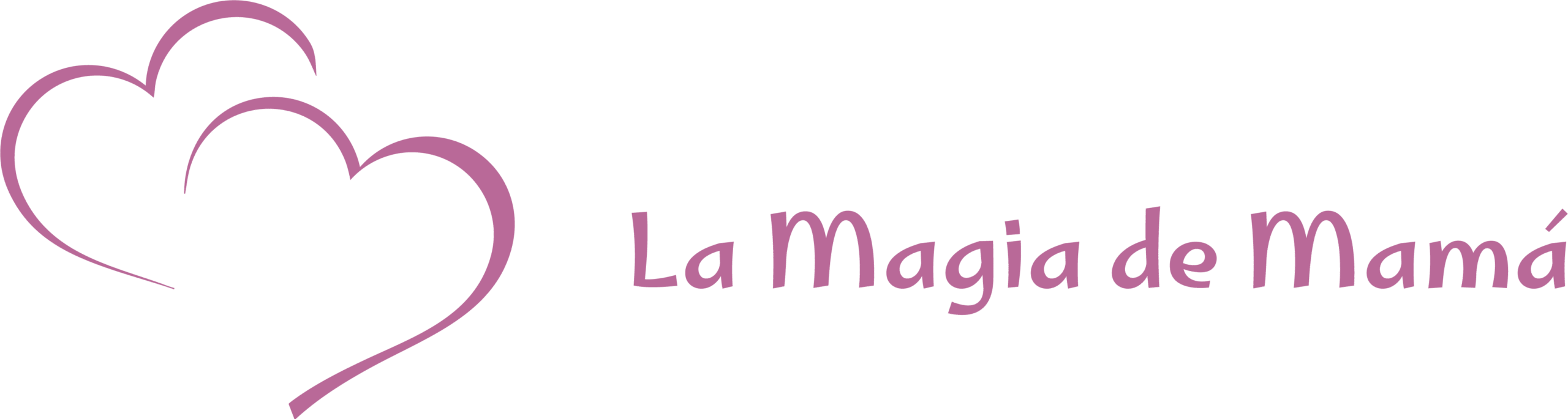 Logo de 'La Magia de Mamá', marca creada por Anna Sánchez, diseñadora especializada en productos infantiles y cuentos de valores. marca que combina diseño creativo con cuentos infantiles de valores y productos para niños
